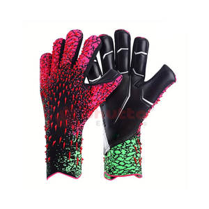 Gants de sport professionnels de haute qualité pour gardiens de but Conception de logo personnalisable confortable en cuir pour une utilisation en extérieur - Product Image 1