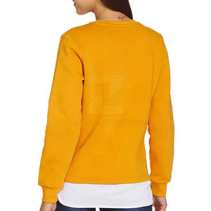 Sweat-shirt décontracté pour femme respirant d'hiver fabriqué en usine avec logo personnalisé à l'avant 100% coton couleurs et tailles personnalisées - Product Image 2