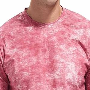T-shirt à manches courtes et col rond en coton pour hommes de 200g, couleur unie, hauts décontractés simples et amples, conception Offre Spéciale vierge - Product Image 2