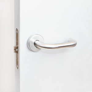 Emuca Acier inoxydable Nickel satiné D.53mm Rosette en forme de U Poignées de porte et de fenêtre Modèle 9170051 Espagne pour portes intérieures - Product Image 2