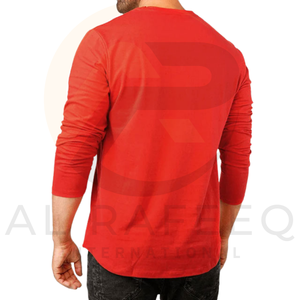 Cómoda camisa de manga larga de gran tamaño para hombres Impresión personalizada disponible Camisa de poliéster de algodón transpirable - Product Image 2