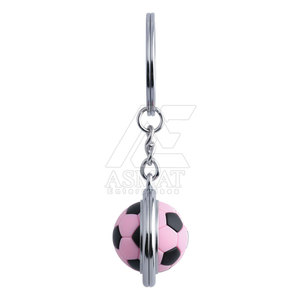 Mini Soccer Ball Keychain Sports Football Key Ring Pendant <b>Bag</b> <b>Charm</b> For Kids Low Moq 2026 - Product Image 3