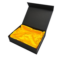 Boîte à bijoux noire, aimant personnalisé, Mini cadeau de luxe, boîte-cadeau magnétique pour bijoux