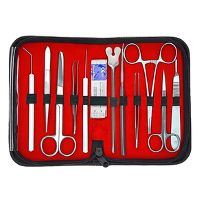 New Arrival Medical Student Dissecting Dissection Kit Set with <b>Scalpel</b> <b>Knife</b> Handle Blades Scissors - Product Image 3