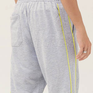 Pantalon décontracté en toile légère pour homme, avec logo imprimé personnalisé, 100% coton, taille adulte, fabriqué au Pakistan - Product Image 4