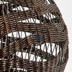 Florero de ratán hecho a mano, soporte de flor de bambú tejido Natural para decoración del hogar bohemio, idea de regalo rústica ecológica - Product Image 2