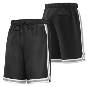 Pantalones cortos deportivos informales personalizados al por mayor, pantalones cortos atléticos de entrenamiento de gran tamaño para hombre, pantalones cortos atléticos ligeros para gimnasio - Product Image 5