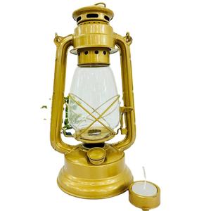 Vela de Metal hecha a mano de oro moderno Vintage farolillos mango estilo granja Navidad boda fiesta decorativa Pilar vela - Product Image 1