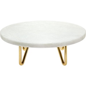 Plateau de service en marbre Plateau à desserts Plateau de service conçu élégant Snacks Serveur Vaisselle et ustensiles de cuisine Article à vendre - Product Image 2