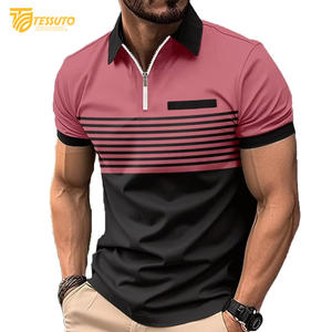 Haute qualité hommes pour polo dernière conception respirant tenue décontracté bas quantité minimale de commande personnalisé grande taille Options personnalisables - Product Image 3