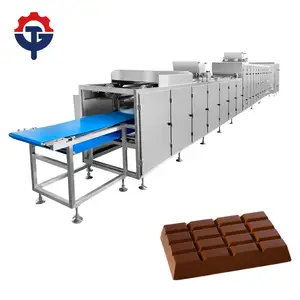 Automatic chocolate making machine chocolate bar depositor chocolate temper making line supplier