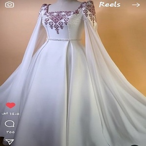Robe Maxi Abayas pour Femmes, Design Ethnique du Moyen-Orient, Dernières Tendances en Matériaux, Robe Islamique Perlée - Product Image 2