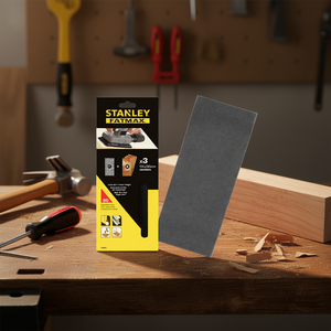 Feuilles de ponçage en maille Stanley 1/2, 115 x 280 mm, sans Velcro, multi-pack - Product Image 3