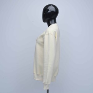 Sudadera de Cuello Redondo Color Crema para Mujer, Diseño Personalizado de Primera Calidad, Manga Larga, Informal, para Adultos, Venta al Por Mayor - Product Image 2