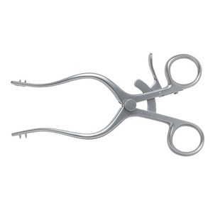 Instrumento quirúrgico manual de acero inoxidable Mollison 2:2 Retractor de dientes afilados para cirugía nerviosa y cardiovascular - Product Image 1