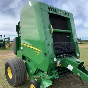 Mesin Baler bundar otomatis mesin balage Silage mesin pengepakan Silage untuk pertanian