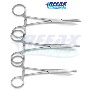 ชุดคีมจับเลือดสแตนเลสแบบตรงและโค้งของบริษัท REEAX ใช้ซ้ำได้ พร้อมโลโก้สั่งทำพิเศษ สำหรับการผ่าตัด - Product Image 5