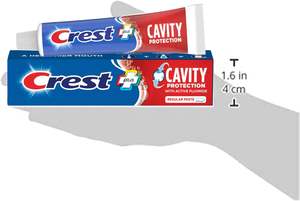 Crest <b>Toothpaste</b> Cavity Protection Regular (Pack of 3) - Product Image 2