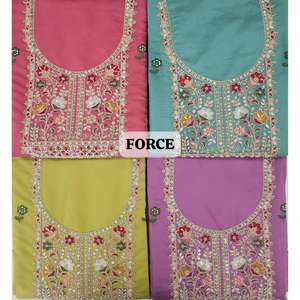 Ensemble de costume scintillant en pur coton non cousu pour femme Tissu de camouflage tissé élégant et confortable Qualité assurée à bas prix - Product Image 4