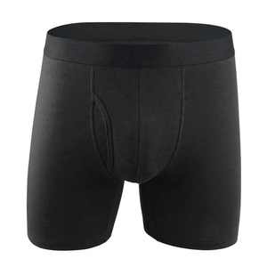 High Quality <b>Men's</b> Classic Solid Cotton Stretch Briefs Boxers Shorts <b>Men's</b> <b>Underwear</b> with Open Fly <b>Pouch</b> Plus Size - Product Image 3