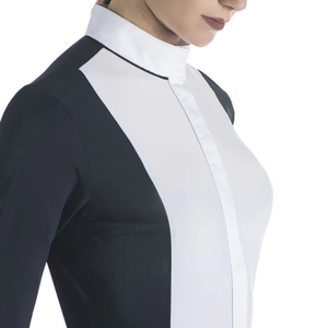 Vente à chaud de vêtements équestres techniques Design personnalisé Vente en gros Chemise équestre d'équitation Couche de base Haut - Product Image 5