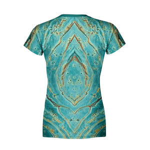 EE. UU. Tamaño Unisex Algodón Sensación Camisetas de manga corta Venta al por mayor Unisex 100% Poliéster Liso Sublimación en blanco Camiseta personalizada Unisex. - Product Image 3