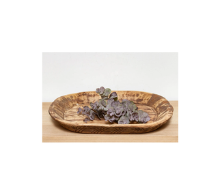 Tazón de masa de madera Artesanía Nuevo tazón de madera único Ideal como centro de mesa Portavelas Tazón de masa - Product Image 5