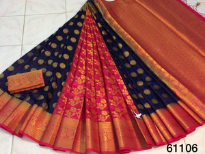 ชุดส่าหรีผ้าไหมสำหรับผู้ใหญ่ชุดปาร์ตี้สำหรับ salwar lehenga choli สไตล์ปากีสถาน - Product Image 4