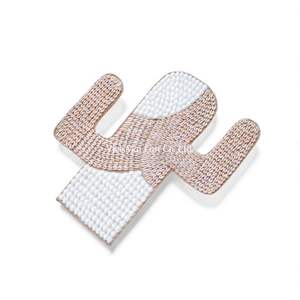 Decoración de Pared de Cactus Natural Hecha a Mano, Tejida y Colgante para Cuarto de Bebé, Estilo Boho Suave y Ecológico para Decoración del Hogar - Product Image 1