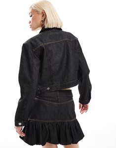 High Quality New Fashion Stylish Men's & Women's Denim Outerwear Soft Touch Sheep <b>Skin</b> Leather Jacket Trendy - Product Image 2