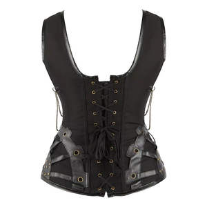 Corsé de Cuero Gótico de Calidad Premium 2025, Top Bustier Sexy, Moldeador Corporal, Chaleco Corsé para Mujer, Corsé Reductor de Vientre - Product Image 4