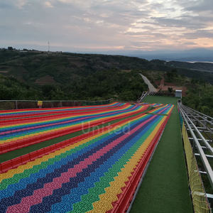 Nuevo Modelo de Parque de Atracciones al Aire Libre, Tobogán con Pista Especial, Tobogán Arcoíris para Niños y Adultos - Product Image 2