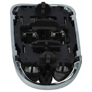 Paquete Combinado de Cuchillas de Afeitar Eléctricas Negras, Blancas y Plateadas, Cabezal de Afeitado de Doble Eje para Afeitar la Cara y el Cuerpo, Cabezal de Repuesto Compatible - Product Image 1