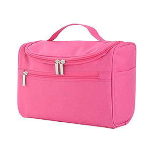 Sac de toilette en cuir véritable pliable de haute qualité pour homme, poignée souple, grande fermeture éclair, étui tendance, petite taille - Product Image 4