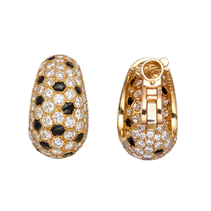 Boucles d'oreilles or et diamant en diamants de laboratoire avec clarté VVS - VS et couleur DEF - Product Image 3