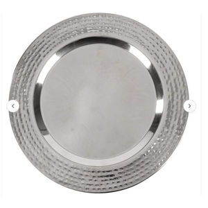 En acier inoxydable argenterie chargeur plaque dîner Ware accessoires décoratif chargeur plaque ronde dîner plat pour Top vente - Product Image 2