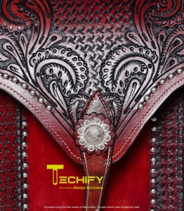 Bolsa de sillín de cuero de caballo occidental de calidad de exportación, bolsa de sillín de cuero para montar a caballo, bolsa de sillín tradicional de alta resistencia - Product Image 3