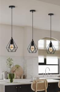 Lampe suspendue en métal de style restaurant conçue pour les espaces commerciaux avec une construction solide et un éclairage élégant - Product Image 6