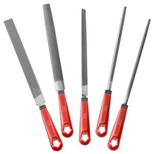 Juego de 5 limas y escofres de segunda corte Facom de 250 mm - Product Image 1