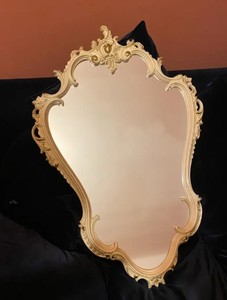 Miroir baroque vénitien du milieu du XIXe siècle, couleur crème - Product Image 2