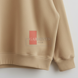 Sudadera Casual de Invierno para Hombre, Cuello Redondo, Color Sólido |   100% Algodón Fleece |   Corte Regular de Alta Calidad |   Secado Rápido y Transpirable |   OEM - Product Image 3