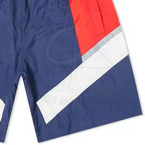 Pantalones cortos cortavientos con cintura elástica con tela de nailon/poliéster para hombre, pantalones cortos ligeros para personalizar su propio logotipo de marca - Product Image 4