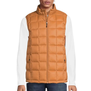 Veste matelassée sans manches pour hommes Veste matelassée légère et chaude Manteau d'hiver décontracté pour sports de plein air - Product Image 1