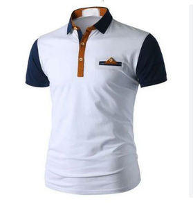 เสื้อโปโลผู้ชายแบบแห้งเร็วเสื้อโปโลสำหรับเครื่องแบบบริษัทเสื้อโปโลแบบไม่มีลวดลายโลโก้ของคุณเอง - Product Image 5