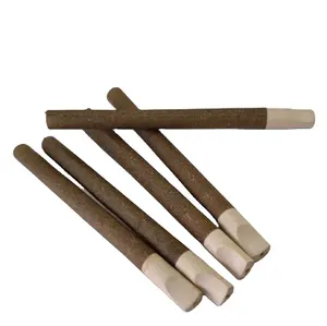 Brown Loose Leaf Round Glass tips & wood tips American Brown & green paper rolled cones tubes custom size 4 USA bulk brown rolls