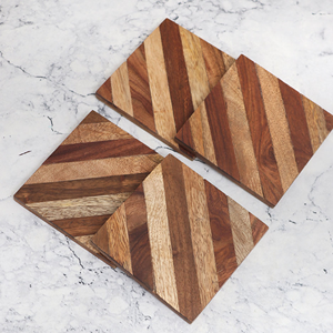 Manteles Individuales Clásicos Modernos de Madera de Mango y Acacia, Hechos a Mano, Ecológicos, Tamaño y Logotipo Personalizables, Pedidos al por Mayor Disponibles - Product Image 1