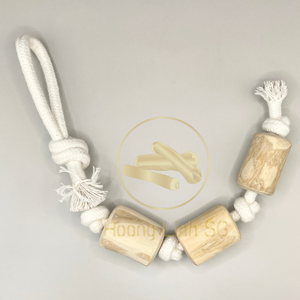 Juguetes Ecológicos para Masticar para Perros, de Madera de Café, Cáñamo y Cuerda de Algodón, con Limpieza Natural de Dientes, Juguete Interactivo para Mascotas, de VIETNAM - Product Image 2