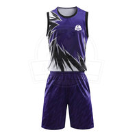 Penjualan Langsung Pabrik Jersey Basket Pria Terbaru Ukuran Besar Bahan Bernapas Cepat Kering Polos Berwarna 100% Poliester