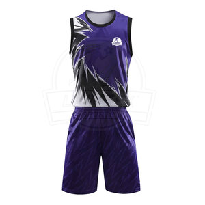 Venta Directa de Fábrica, Nueva Llegada, Jersey de Baloncesto para Hombre, Talla Grande, Transpirable, de Secado Rápido, Liso, Teñido, 100% Poliéster - Product Image 1