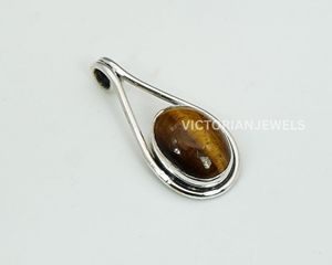 Pendentif pierre de naissance mois de juin en argent sterling massif 925 - Product Image 1